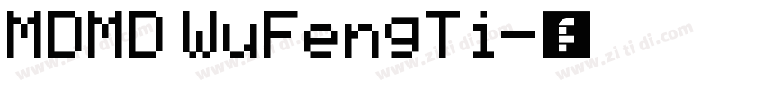 MDMD WuFengTi字体转换